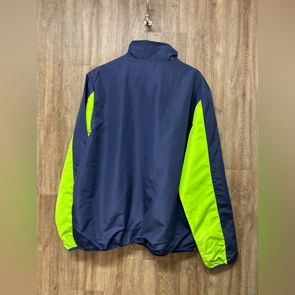 Seattle Seahawks Light Weight Quarter Zip Jacket - Picture 2 of 9